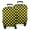 Yellow And Black, variant on Rainbow Color Checkered Pattern Luggage Cover Fashion Suitcase Cover Baggage Covers Fit 25-28 Inch Luggage (Go Travel)