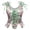 Green, variant on Shapewear for Women Corset Top Front Zip Lace Up Bustier Bodysuit Evening Weight Loss Helper Green XXL