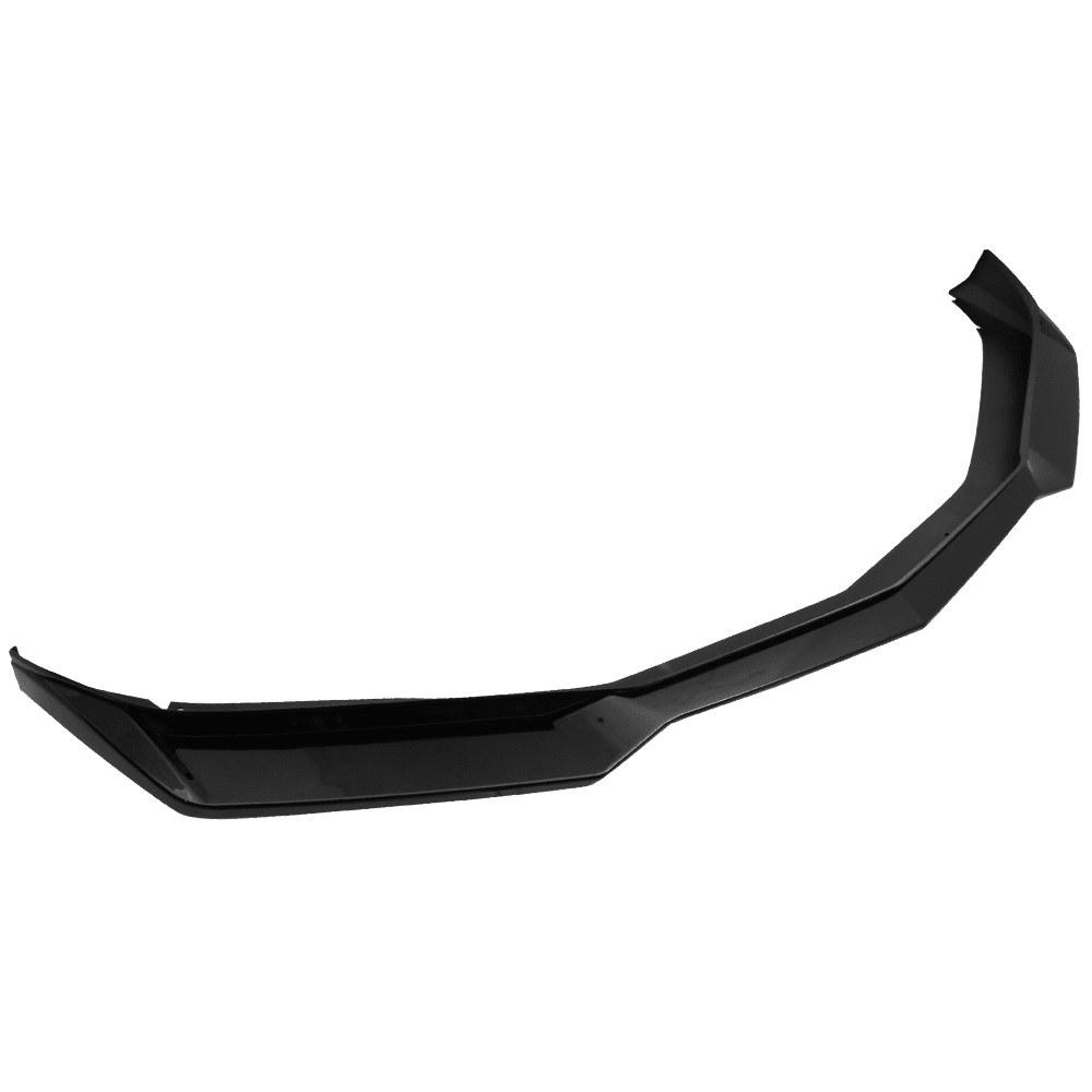 Ikon Motorsports Compatible with 16-18 Chevy Camaro  LT and RS Model Only, ZL1 Style Front Bumper Lip PP Gloss Black
