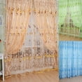 thumbnail image 6 of EXTRA 15% OFF Tulip Floral Voile Sheer Window Curtains Rod Pocket Curtains for Girls Living Room Tulip Drapes Window Treatment 1 Panel, 6 of 8
