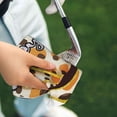thumbnail image 6 of Kdxio Fall Farmhouse Pumpkins Pattern Golf Towel (24" X 16") with Carabiner Clip - The Convenient Golf Cleaning Towel, 6 of 6