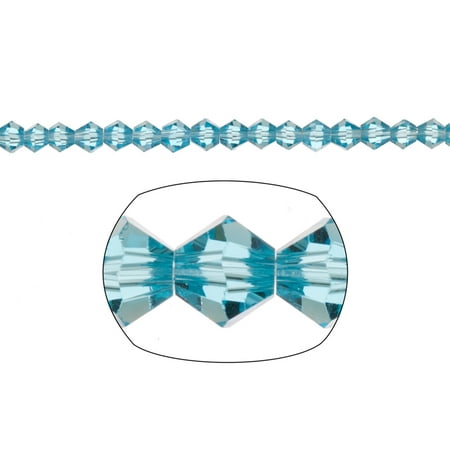 Aquamarine Jewelry - Bicone Crystal Beads Aquamarine Blue Faceted xilion Crystal For Jewelry Making mm 92Cnt