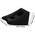 thumbnail image 2 of Generic 2pcs Heavy-duty Rubber Wheel Chocks Cars and Travel Trailers, Non-s, 2 of 6