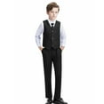 thumbnail image 3 of 4-Piece Boys Formal Suit Outfit Set, Size 2-16, 3 of 5