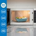 thumbnail image 6 of Mainstays 5-Pack 1-Compartment BPA-Free Plastic Snack Meal Prep Food Storage Containers, 3 Cup, Blue Cameo, 6 of 10