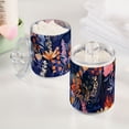thumbnail image 5 of Beautiful Florals Translucent Plastic Cans Storage Canisters with Lid Set of 2, 5 of 7