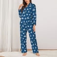 thumbnail image 2 of Sikiie Cartoon Geese With Xmas Pajamas for Women Set, Womens Pajama Sets, Lounge Sets for Women, 2pjs for Women-Large, 2 of 7