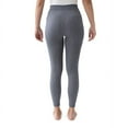 thumbnail image 3 of MUK LUKS Women's Faux Denim Leggings-Grey Small/Medium, 3 of 6