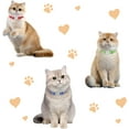 thumbnail image 4 of Ljia 5 Pack Breakaway Cat Collars, 8-11" Adjustable Small Cat Collar, Cat Collar with Bells, Safety Nylon Cat Collars, Reflective Cat Collars for Girl Boy Cats A605, 4 of 7
