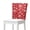 Candy Cane Red, variant on TSOVTHRID Dining Chair Back Slipcover Snowman Cowboy Candy Cane Print Chair Back Cover Stretchable Chairs Protector Slipcovers for Home Dining Room Kitchen Hotel Christmas Decor, Set of 1