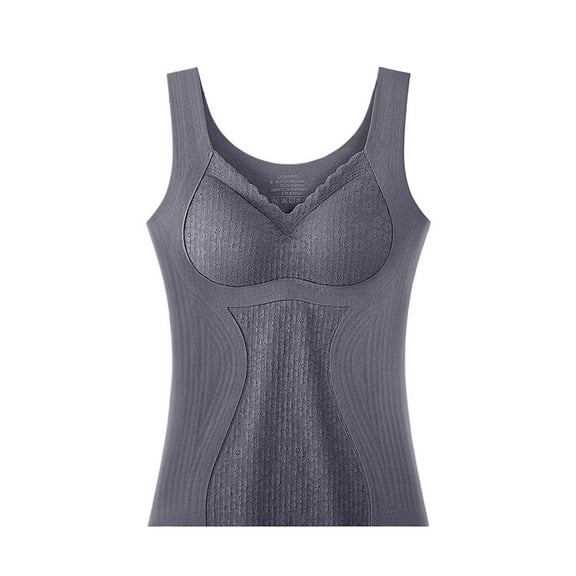 Women Blouses Women's Underwire One Smooth U Light T Shirt Convertible Bra Womens Camisole Shelf Bra Lace Top Womens Layering Tops Loose Fit Women Top Lace Camisole for plus Lunch Lady Long L Gray 3XL