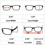 Computer Reading Glasses 2.00 | Protection yourself from Blue Light UV ...