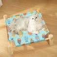 thumbnail image 4 of Elevated Outdoor Cat Dog Bed, Refreshing & Breathable Pet Cooling Sleeping Mat, for Small Cats Dogs, 20.8 x 18.9 in, 4 of 6