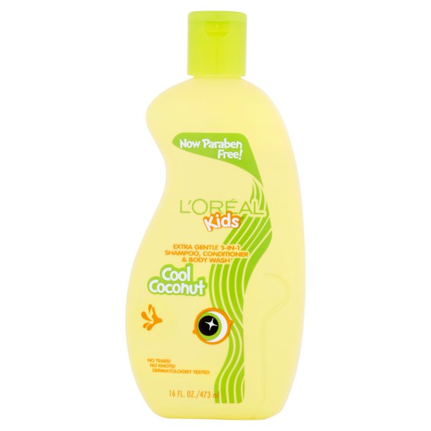 L'Oreal Paris Kids Super Squirt 3In1 Hair & Body Shampoo, Cool