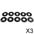 thumbnail image 1 of Colaxi 3-6pack 10Pack Vêtements Taille Rack Diviseurs Armoire Cintres Ronds Diviseurs Noir 3 Pièces, 1 of 8