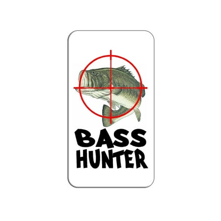 Bass Hunter - Fish Fishing Fisherman Lapel Hat Pin Tie