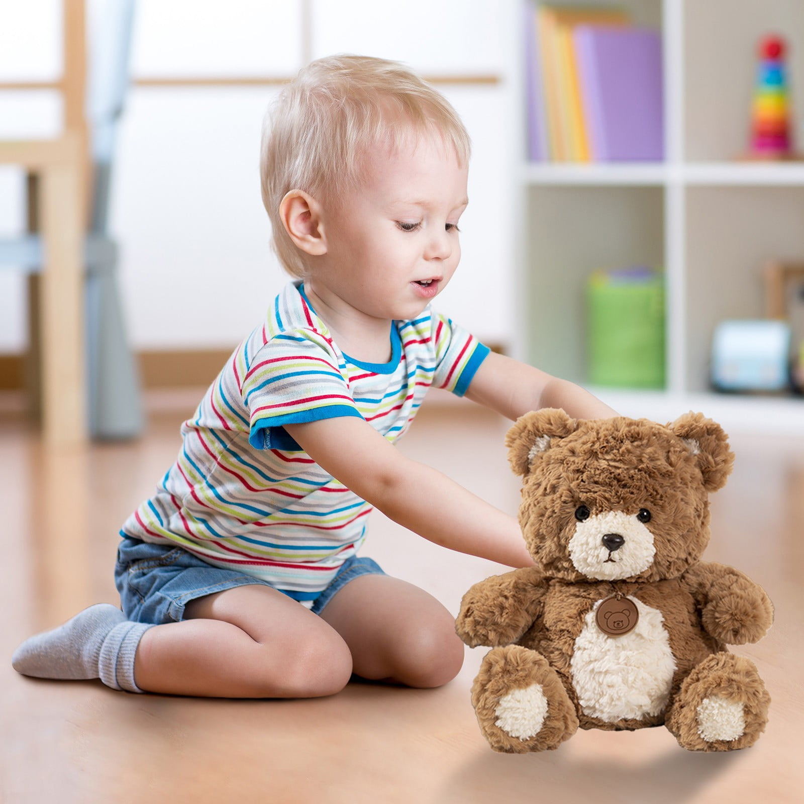 Byujiro 13.8 Inch Teddy Bear Classic Teddy Bear Plush Toy Cute