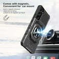thumbnail image 5 of Robotic Series Hybrid Case with Ring Grip for Samsung Galaxy S23 Plus - Black, 5 of 5