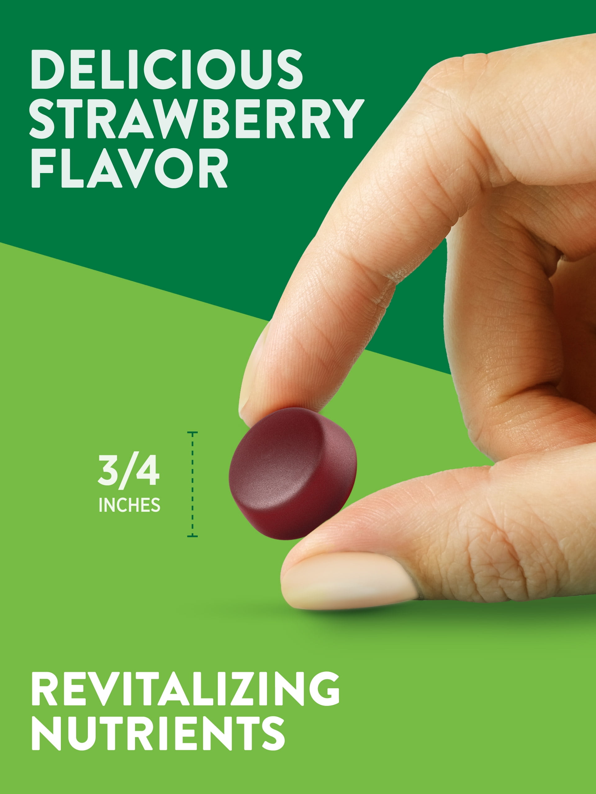 Vitamin D3 and B12 Gummies | 60 Count | Strawberry Flavor | by Nature's Truth