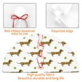 thumbnail image 4 of Sikiie Dachshund Going To Play Tennis 30-48 inches {designName} Print Christmas Tree Skirt Snowman Xmas Tree Skirt with Edge Christmas Decorations for Holiday Party, 4 of 7