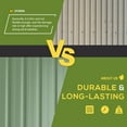 thumbnail image 3 of YODOLLA 5 x 3 ft. Outdoor Metal Steel Storage Shed with Sliding Roof & Lockable Door for Backyard, Garden,Green, 3 of 6