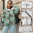 thumbnail image 6 of Uorisanigo Horse Flower Hoodies for Women Sweatshirt with Pocket Lightweight Fall Fashion Long Sleeve Hooded Sweatshirts Oversized Long Sleeve Workout Winter Clothes Size M, 6 of 7