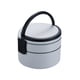 thumbnail image 3 of Lonchera, Bento Box, Lonchera portátil de doble capa, Calentada en microondas, Diseño de 2 niveles, Estructura de metal, Para oficina, Arroz, Almacenamiento de alimentos, Ideal para viajes,, 3 of 7