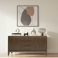 thumbnail image 4 of Simpli Home Harper 60 inch Wide Solid Hardwood Mid-Century Sideboard Buffet in Walnut Brown, 4 of 14