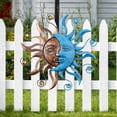 thumbnail image 6 of MUMTOP Sun Face Metal Wall Sculpture, 6 of 6