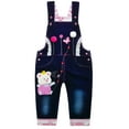 thumbnail image 1 of KIDSCOOL SPACE Baby Cotton 3D Cartoon Soft Knitted Jeans Overalls 18M, 1 of 6