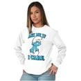 thumbnail image 4 of Grouchy Smurf Ask Me If I Care Grump Long Sleeve TShirt Men Women Brisco Brands S, 4 of 6