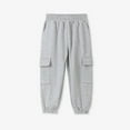 thumbnail image 2 of Lenpel Boys' Sweatpants Toddler Cotton Elastic Waist Pull on Cargo Joggers Performance Athletic Pants for Children 2-7 Y(Gray,2-3 Years), 2 of 7