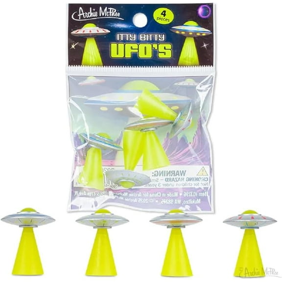 Itty Bitty UFO's - 4 Piece Assortment