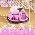 thumbnail image 5 of XJD 12V Bumper Car for Kids Toddler 1.5-6 Years with Remote Control Bluetooth Music 3 Speeds DIY License Plate Electric Ride on Toys, 5 of 9