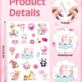 thumbnail image 4 of 32 Sheets Baby Stickers for Scrapbooking Supplies: 480+ Baby Scrapbook Stickers Bulk Baby Boy Stickers Newborn Pregnant Baby Album Stickers for Water Bottle Kindle Planner Decorating Baby Party Favor, 4 of 8