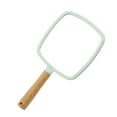 thumbnail image 1 of Unique Bargains Portable Square Wood Handle Vanity Makeup Mirror Handheld Cosmetic Mirror Green, 1 of 7