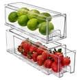 thumbnail image 1 of Frigorífico Drawers Sorbus Clear, apilable, paquete de 2, 1 of 7