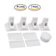 thumbnail image 1 of Magnetic Child Lock Children Protection Baby Safety White Plastic Lock Drawer Latch Cabinet Door Lock Limiter kids Security Lock, 1 of 5