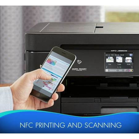 Brother - Work Smart Series MFC-J895DW Wireless All-In-One Inkjet Printer - Black