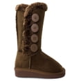thumbnail image 1 of New Girl's Warm Tall Mid Calf 3 Buttons Faux Sheepskin Fur Kids Shoes Boots (8908-Brown-13 Little Kid) New Girl's Warm Tall Mid Calf 3 Buttons Faux Sheepskin Fur Kids Shoes Boots, 1 of 2