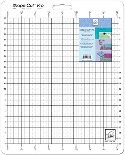 June Tailor 20-Inch-by-23-Inch Shape Cut Pro Ruler ...