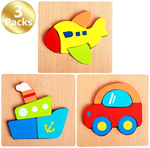 wooden puzzles for 1 year old