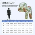 thumbnail image 4 of Balery Watercolor African Animals Wildlife Pijama para Hombre de Dos Piezas con Manga Larga, Conjunto de Dormir y Descanso Suave con Bolsillos-Medium, 4 of 7