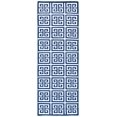 thumbnail image 2 of Safavieh Dhurries Navy Contemporary Rug - Runner 2'6" x 9', 2 of 5
