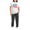 thumbnail image 5 of CafePress - Beyond Fabulous 60Th Birthday Women's Light Pajama - Women's Short Sleeve Print T-Shirt and Pants Light Cotton Pajama Set, 5 of 7