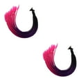 thumbnail image 1 of relayinert Tresses de Queue de Cheval en Soie Haute Température Colorées et Vibrantes Faciles à Utiliser Vélos Noir Rose Rouge 2 Ensembles, 1 of 1