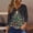 3Multicolor, variant on FDGIU Women's Christmas Tree Shirt 2025, Cute Print 3/4 Sleeve Crewneck Tunic Top for Holiday Casual Outfit Gifts
