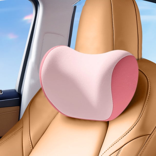 YIMWNYI Car Headrest Lumbar Cushion Set, Colorful Lumbar Support, Neck Pillow for Driving Comfort, Ergonomic Design, Lightweight and Portable, Perfect for Commuting and Travel