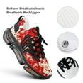 thumbnail image 4 of Blood Splatter Graphic Walking Shoes for Men Woman Lightweight Tennis Fashion Elastic Sports Shoes Cushion Basketball Shoes, 4 of 7
