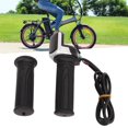 thumbnail image 2 of E Scooters Throttle Grip Comfortable Waterproof Adjustable Electric Bike Speed Governing Throttle Grip with LCD Display, 2 of 5
